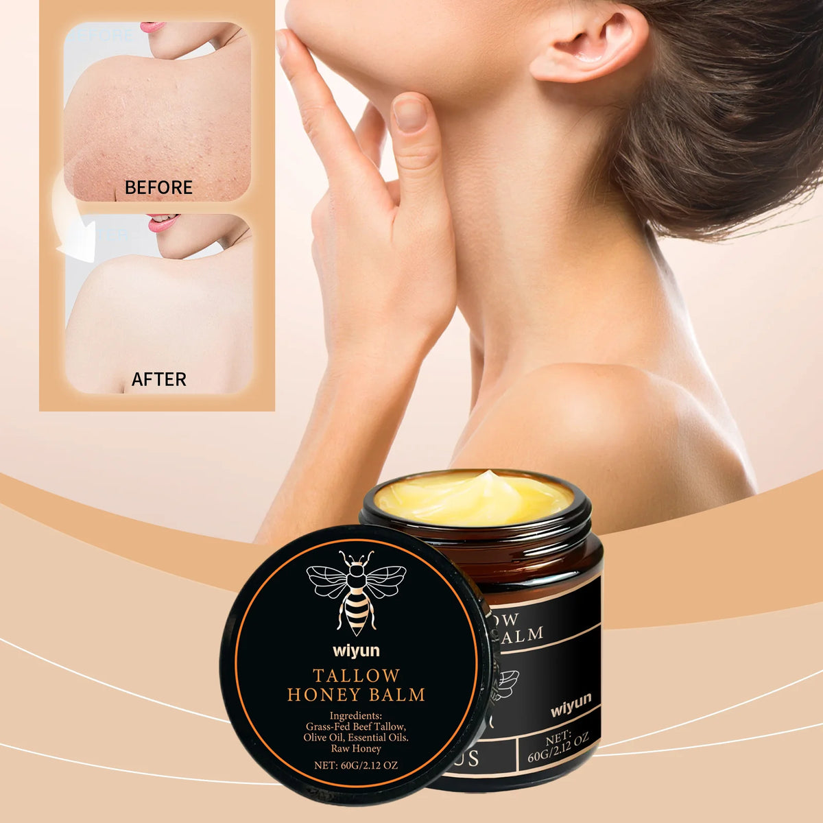 Glow & Hydrate Tallow Honey Cream™
